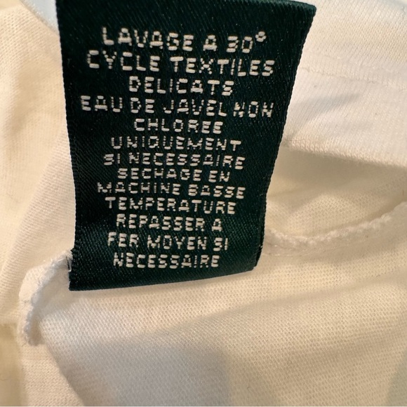 Ralph Lauren Women’s Sleeveless Tank Top W/ Ruffles Scoop Neck White Sz M - Picture 8 of 9